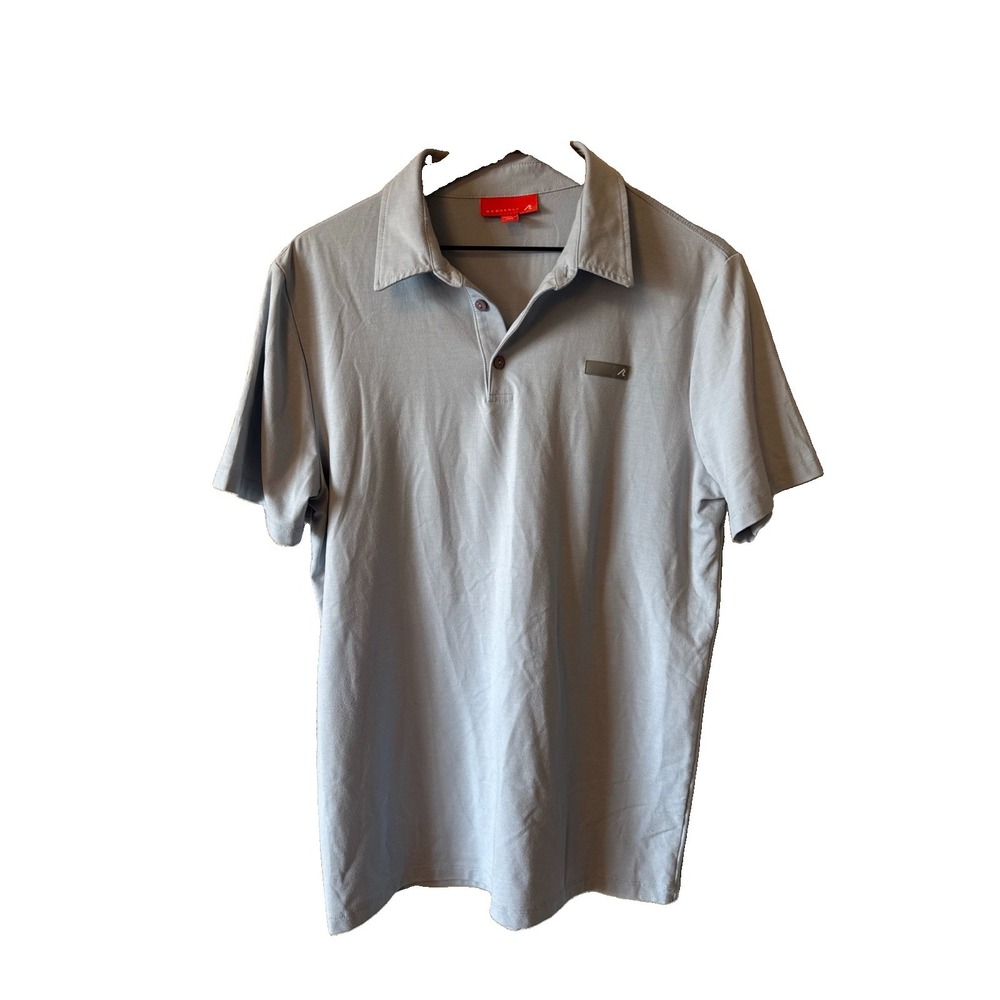 Redvanly Blue Polo Golf Short Sleeve Men's Performance Shirt Size Medium